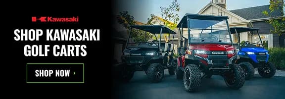 Shop Kawasaki golf carts banner
