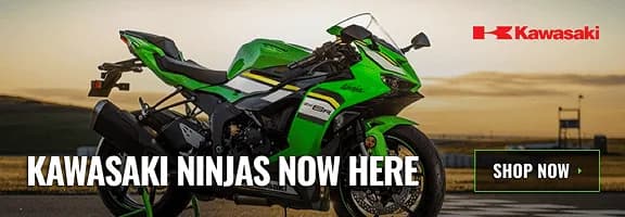 Kawasaki Ninjas Now Here banner