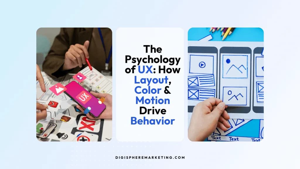 The Psychology of UX: How Layout, Color & Motion Drive Behavior