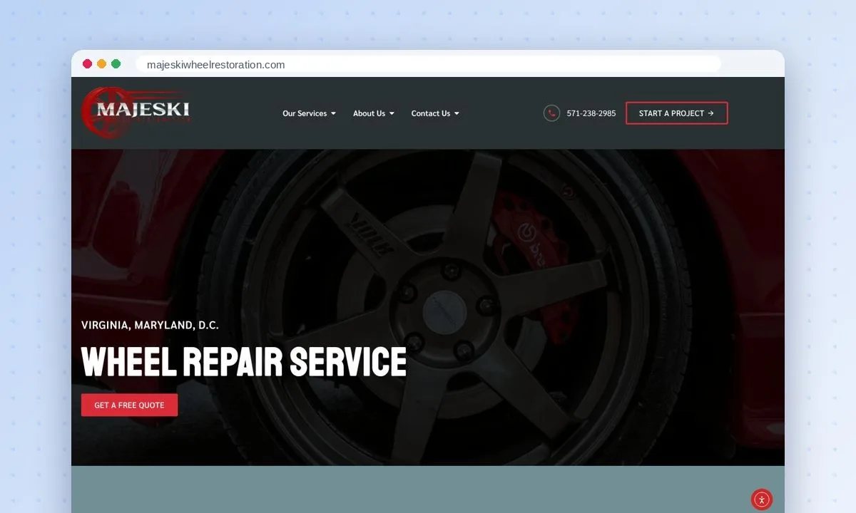 Majeski Wheel Restoration project