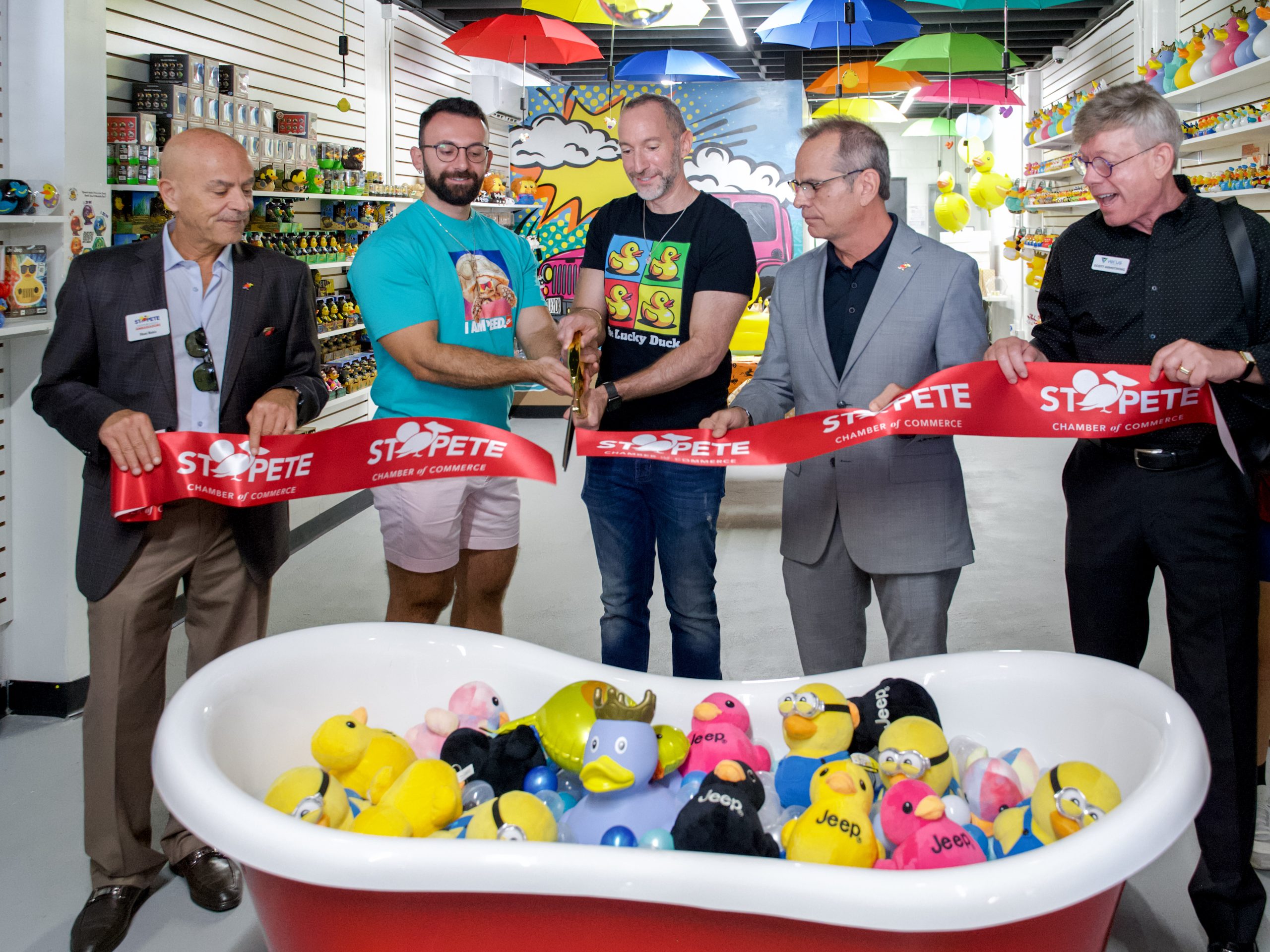 lucky duck st petersburg grand opening ceremony