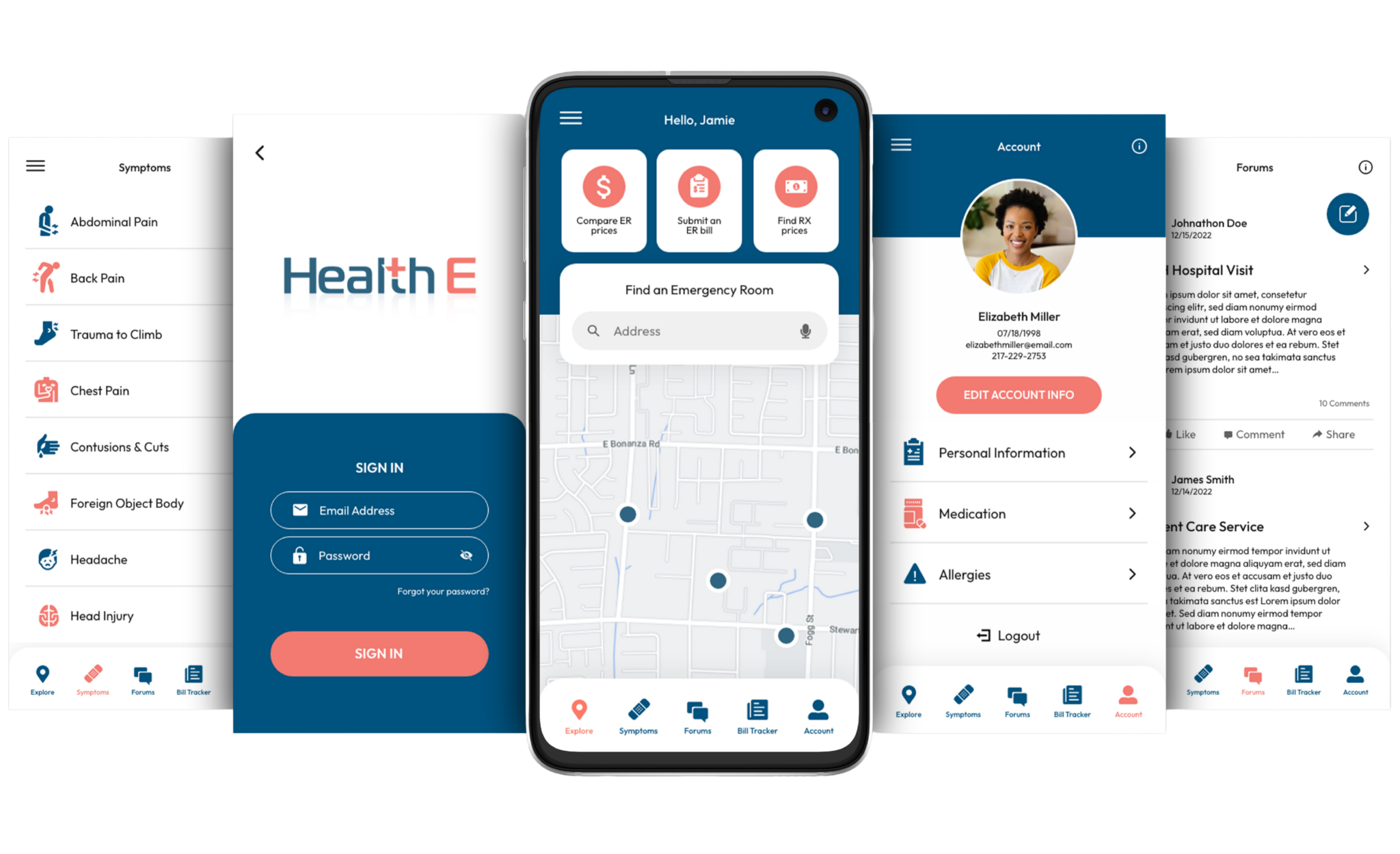 HealthE Mobile App