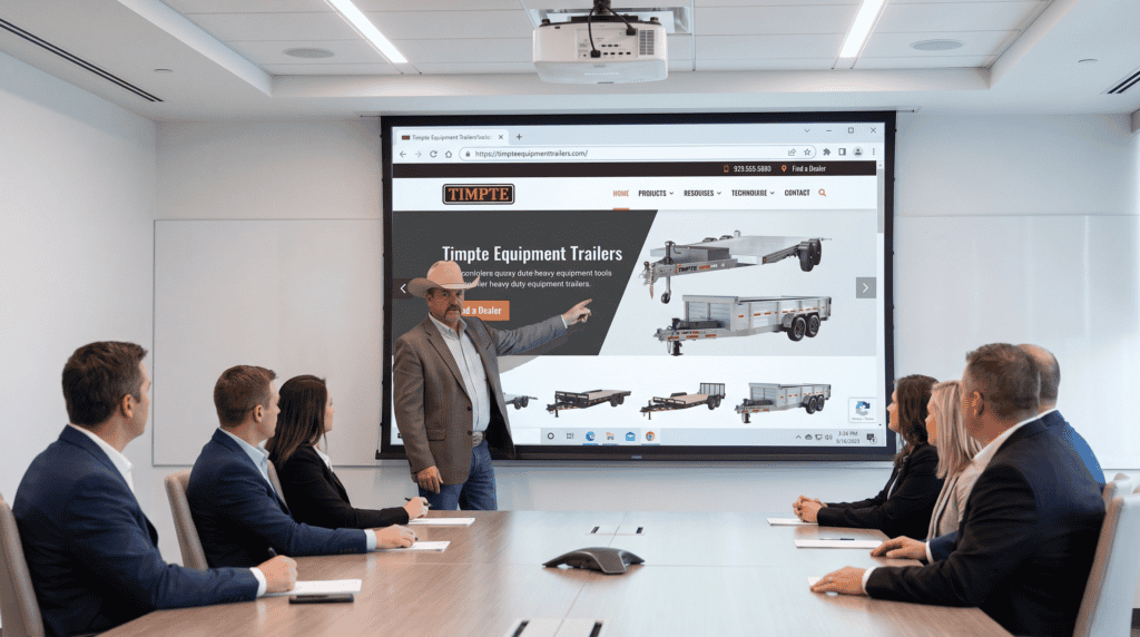 timpte equipment trailers boardroom